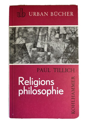 Religionsphilosophie tillich - religionsphilosophie,