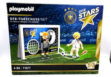 PLAYMOBIL 71677 DFB Torschuß Set Manuel Neuer T. Werner Fußball EM 2024 Neu& OVP