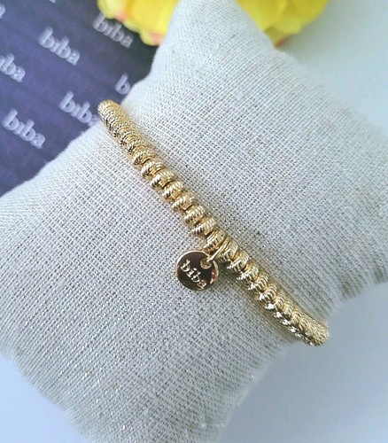 Biba metall armband - metall, gold