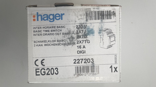 Hager 203 schaltuhr 2 - hager,