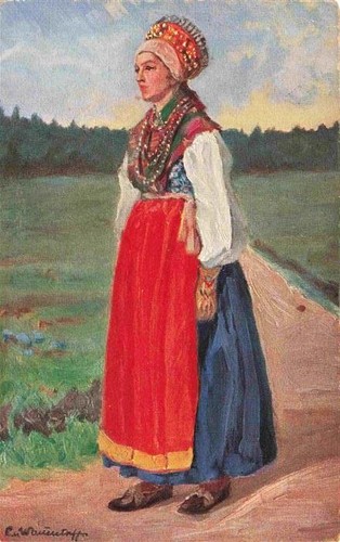 Malung volkstracht dalarna - malung,