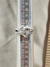 Sterling Silber/Diamant Herz