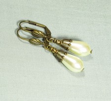 Ohrringe PERLENTROPFEN Vintage