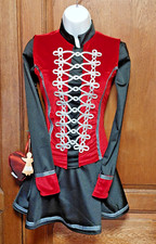 Gardekostüm Showtanz Tanzuniform Tanzmariechen Gardetanz Grösse XS