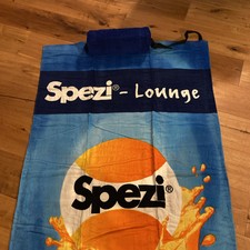 Spezi Original Strandtuch Kissen Badetuch Handtuch 100 x 170 cm Blau Orange NEU