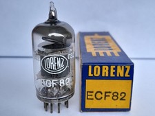 ECF82  =  6U8  Röhre  VALVO / SIEMENS / LORENZ   -  NEU  /  NOS  -  ECF 82