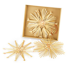 4X Strohsterne XXL Ø 20