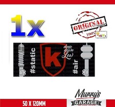K Custom Luftfahrwerk HR Deep Static Air Low Tuning Aufkleber Sticker 5x12cm