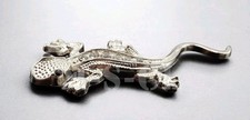 Strass gecko metall - gecko,