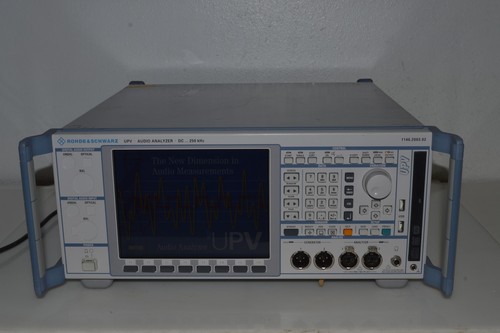 Rohde schwarz upv audio - upv,