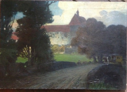 ölgemälde postkutsche - ::ÖlgemÄlde,