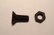 2 Stück - M 12 x 30 mm Pflugschraube, Scharschraube mit Mutter