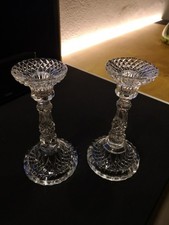 Kristallkerzenständer Set 2er, Kristall Kerzenhalter, Kristall Leuchter