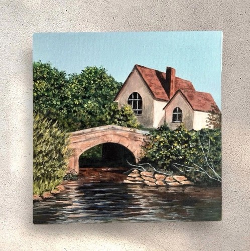 Original leinwand 25x25cm - original,