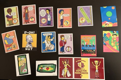 Simpsons mania sammelkarten - simpsons,
