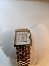 Elegante Christina London Damenuhr "Diamanca" (Goldfarben) - Läuft!