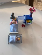 Playmobil zum Krankenhaus Krankenzimmer  Bett Patientin Nachttisch Set 1