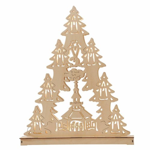 Holzdeko tannenbaum mit - holzdeko,