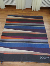 JOOP Kuscheldecke Decke 190x160 cm. Super Farben Baumwollmischung Neuwertig