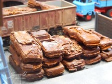 H0 1:87 Schrott Auto rostig DDR Echtrost 28175 Juweela 12 Stk. Ladegut Eisenbahn