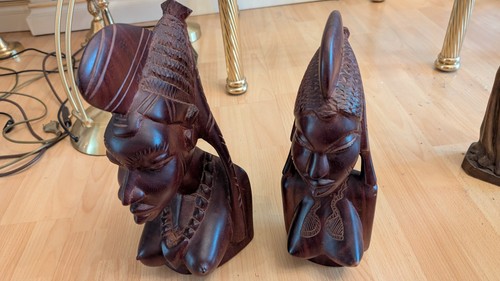 Afrikanische holzbüsten - afrikanische,