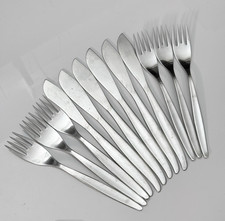 WMF Cromargan Fischbesteck 12 Teile,Modell Stockholm