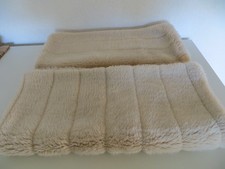 2 St. kuschelige Sofa- Deko Kissenbezüge ca. 38 x 38 cm, beige,