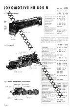 Märklin HR 800 n Zeichnung von 06/55 in A4