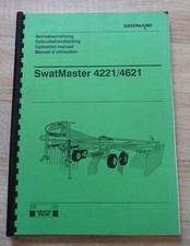 Deutz Fahr Schwader Swatmaster 4221 +4621 Betriebsanleitung