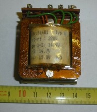 Trafo Netztrafo 220 V --> 14,4