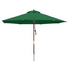 anndora® Sonnenschirm Gartenschirm Terrasse 3 m rund Marktschirm Grün B-Ware