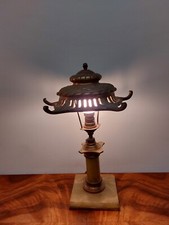 Jugendstil Messing Lampe