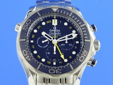 Omega Seamaster Chronograph Blue Dial GMT vom Uhrencenter Berlin 25088