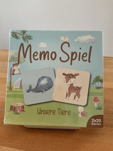 Memory unsere tiere - memory,