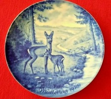 Sammlerteller "Muttertag" 1976 "Rekitz mit Mama" Wandteller