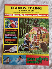 alt Spielzeug Katalog ca. 70er Egon Wiedling Spielwaren 8 München 2   20 S.