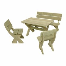 Sitzgruppe Toskana Holz Garten