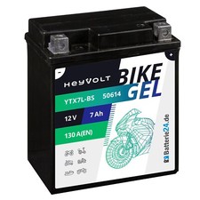 GEL Motorradbatterie 7Ah 12V 50614 BTX7L-BS CTX7L-BS FTX7L-BS HTX7L-BS DTX7L-BS