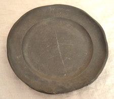 Antiker Zinnteller  "C.G.S