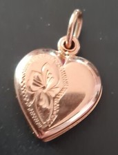 Gold Medaillon Anhänger