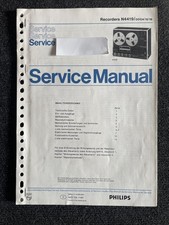 PHILIPS N4419 Tonbandgerät Recorder Service Manual - Rarität