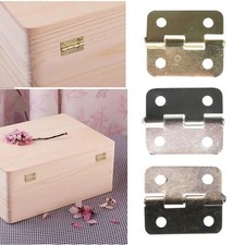 Antik Look Schrank Scharniere Holz Schmuckkasten Scharniere 50PCS mit Nägeln