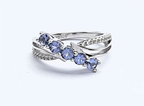 Tansanit ring 45ct gr - tansanit, 0,45ct🍀