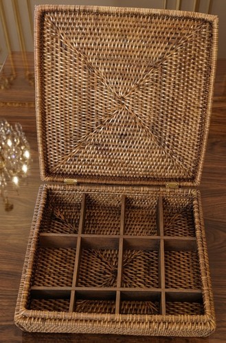 Vintage rattan korbgeflecht - rattan,