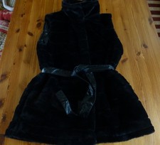 Damen Kunstfell Weste Gr. 38