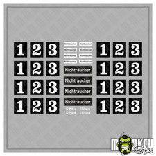 40 teiliges Aufkleber Set