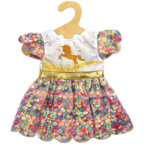 Puppen glitzerkleid einhorn - puppen-glitzerkleid, ''einhorn