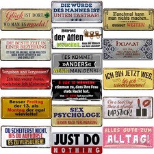 Blechschild Schilder