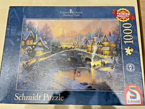 Winterliches dorf von thomas - dorf,