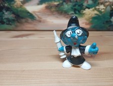 Schleich Quacksalber Schlumpf Arzt - 20075 - Schlümpfe, schwarz Spritze glänzend